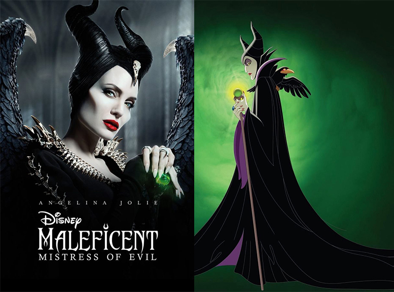 Maleficent the evil witch from Disney's Sleeping Beauty 