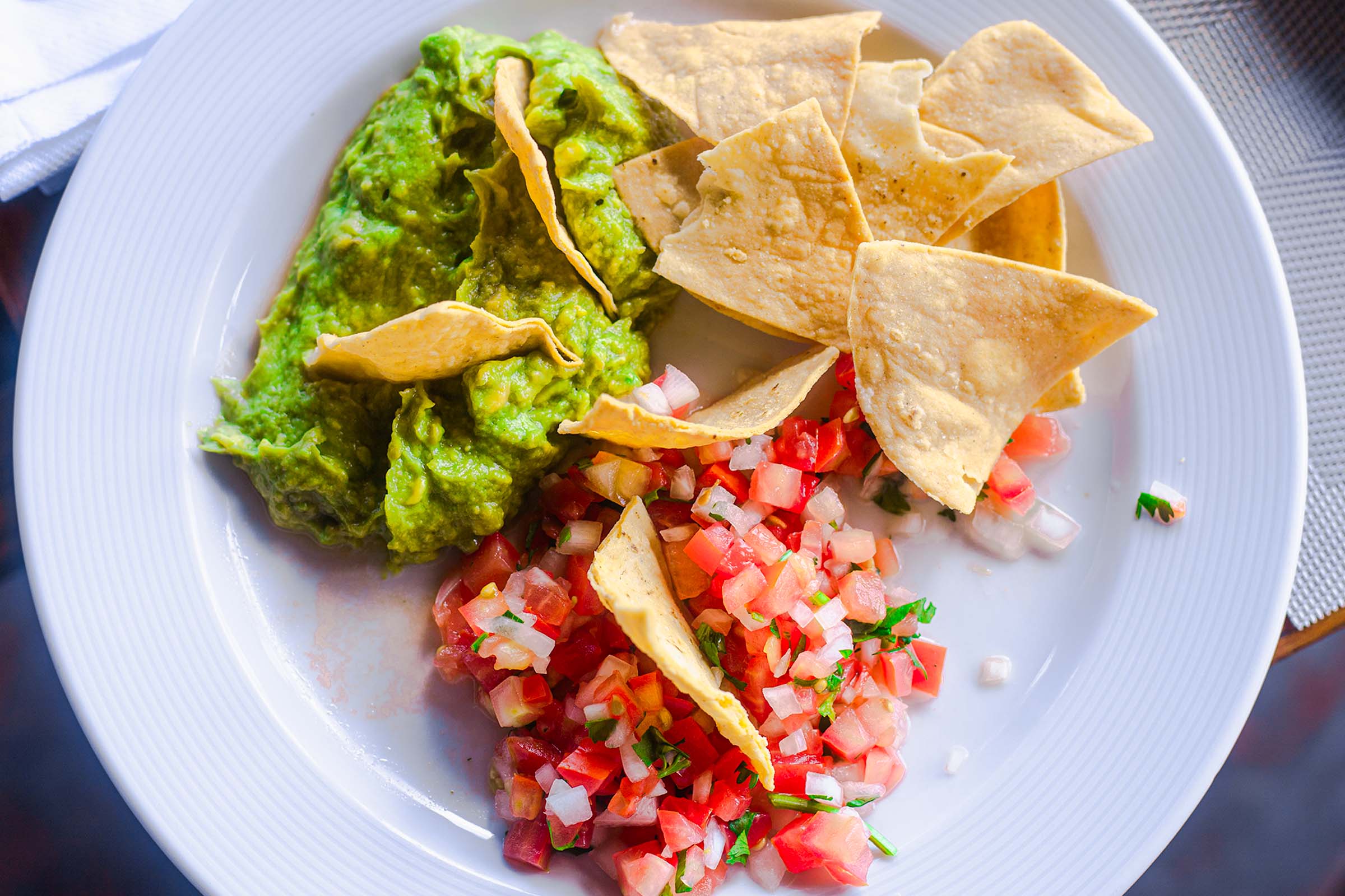 Mexican local ingredients lunch