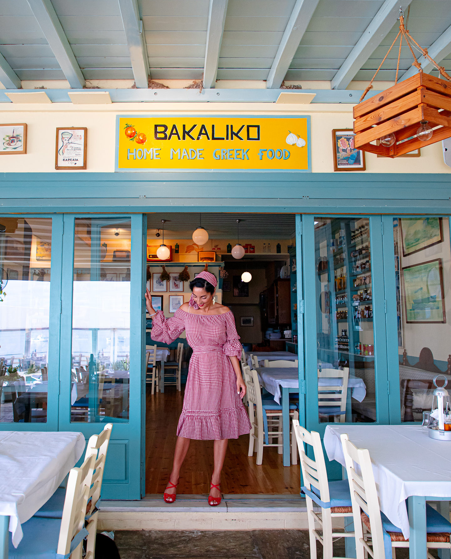 Bakaliko restaurant, in Greece by Travel to a Fairytale with Anna Myrha