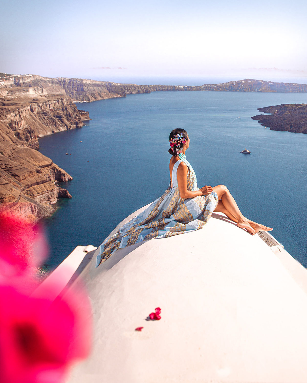 Imerovigli Santorini in Greece, with Anna Myrha from Travel to a fairytale