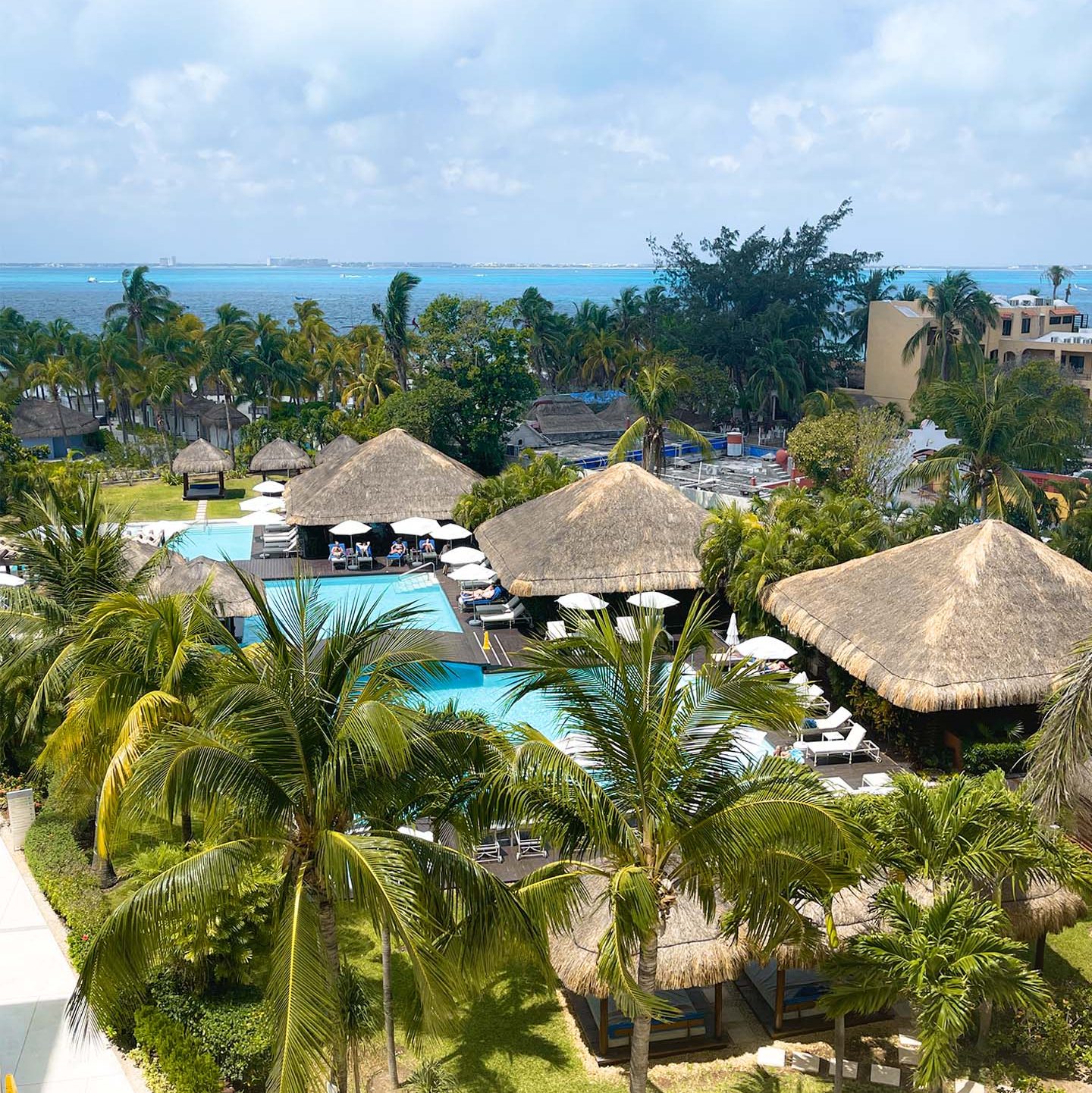 Mexico all inclusive beachfront resort at Isla Mujeres